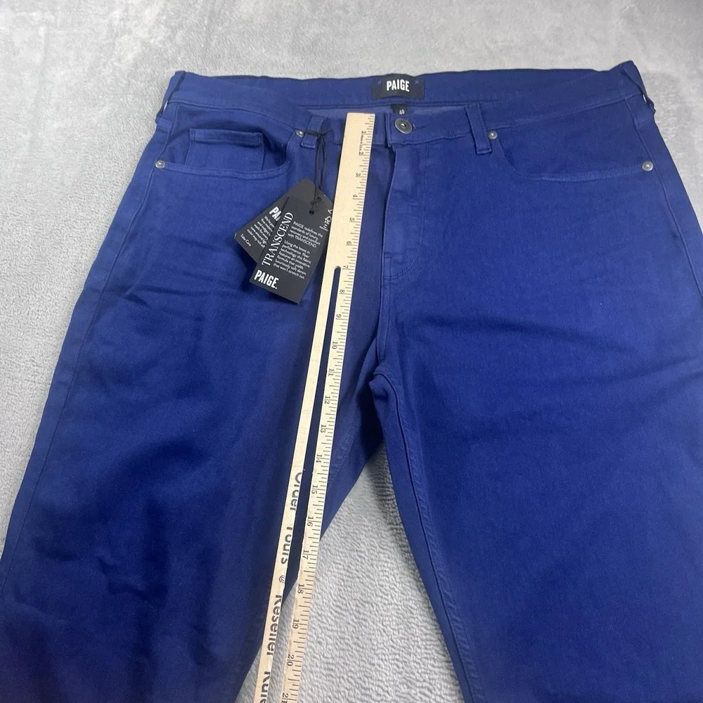 PAIGE Lennox The Skinny Slim Dark Blue Transcend‎ Stretch Men's Size 40x32 NWT